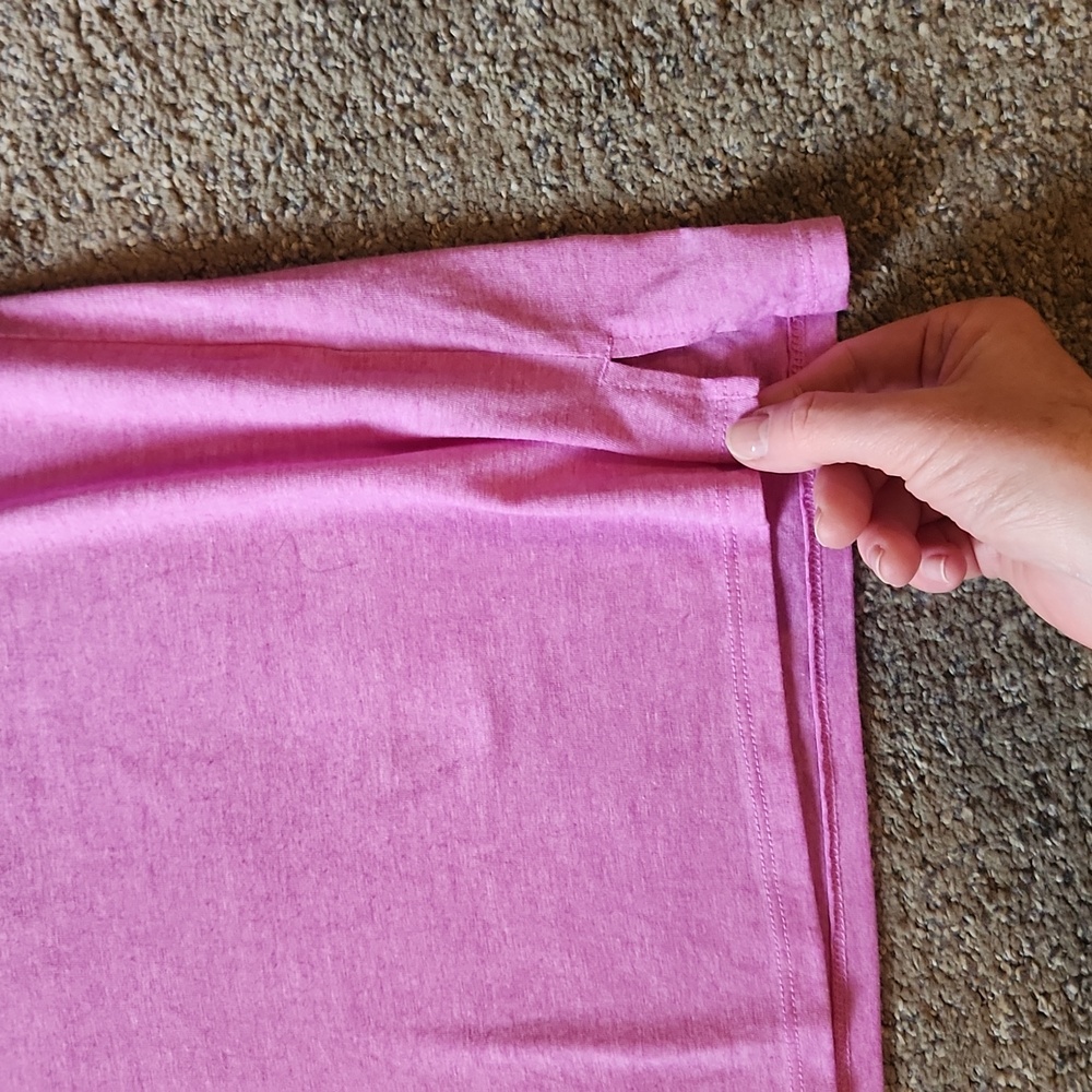 Merona Pink Fitted Short Sleeve T-Shirt - Picture 4 of 5